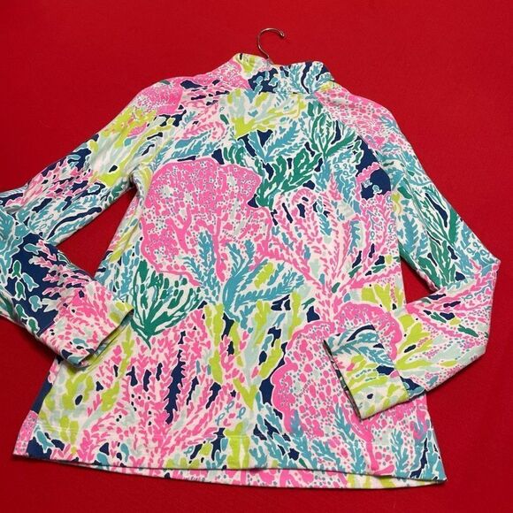 Lilly Pulitzer Let’s Cha Cha Popover Sweatshirt Size Small - Picture 7 of 9